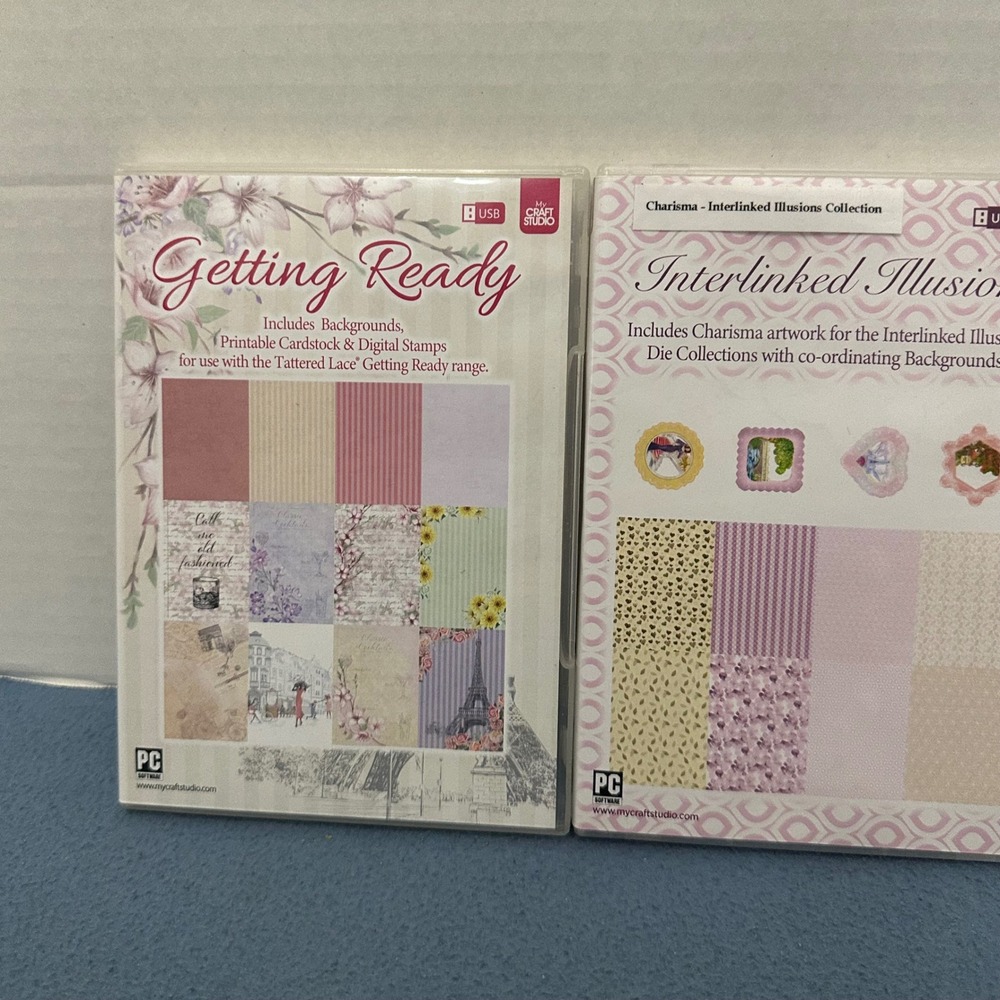 My Craft Studio Getting Ready & Interlinked Illusions USB Crafting Software Set